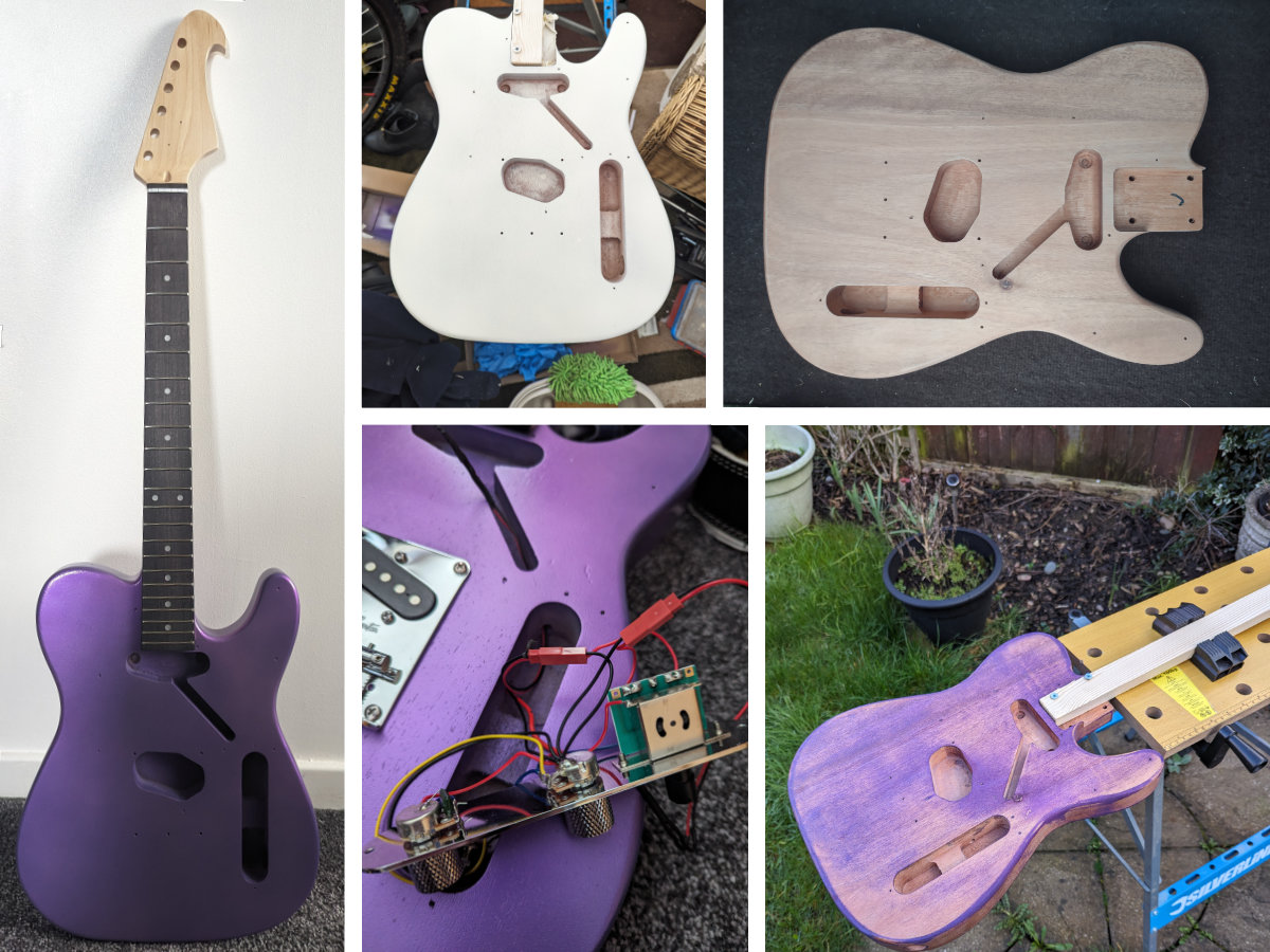 Building my custom guitar was so much fun