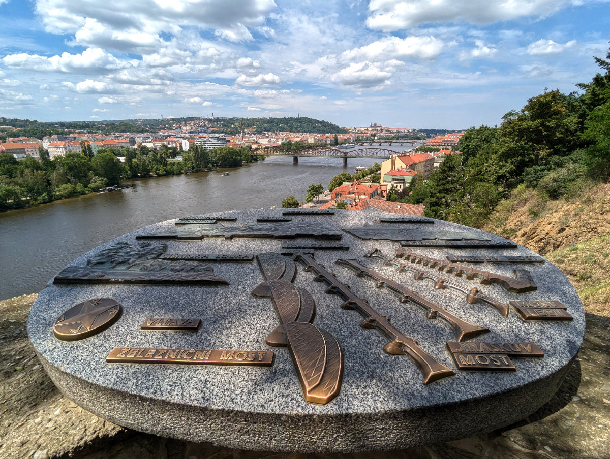 Views towards Prague Castle